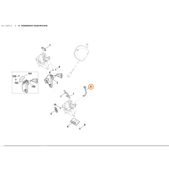 STIHL Włącznik 6320 430 0505